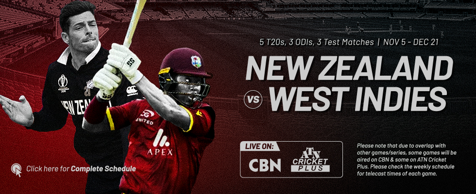 new zealand vs west indies 2025 atn cricket plus